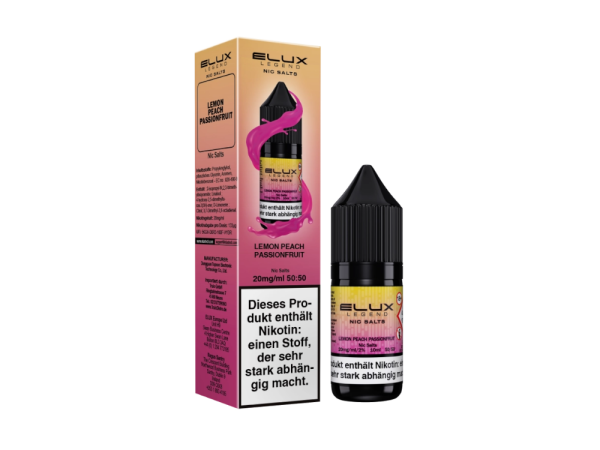 Elux - Lemon Peach Passion - Nikotinsalz Liquid 20 mg/ml 10er Packung
