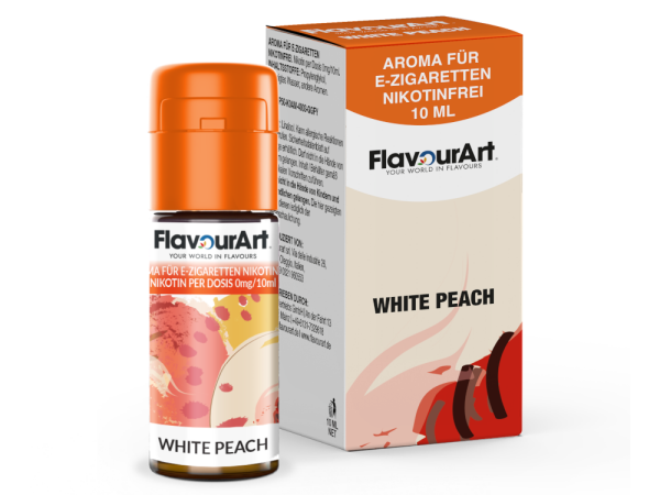 FlavourArt - Aroma White Peach 10 ml 15er Packung
