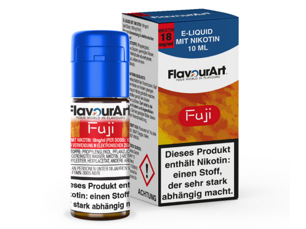 FlavourArt - Fuji E-Zigaretten Liquid 18 mg/ml