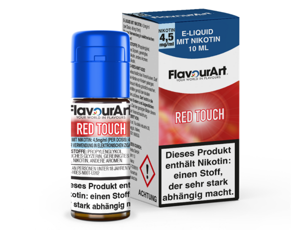 FlavourArt - Red Touch E-Zigaretten Liquid 4,5 mg/ml 15er Packung