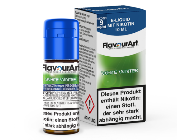 FlavourArt - White Winter E-Zigaretten Liquid 9 mg/ml 15er Packung