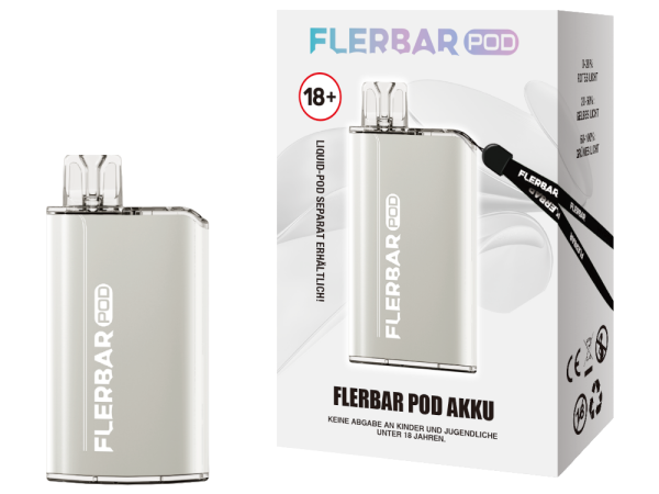 Flerbar - POD Akku 500 mAh grau 100er Packung