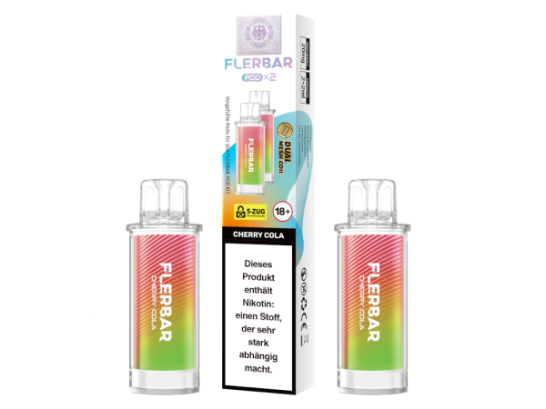 Flerbar - POD Cherry Cola 20 mg/ml (2 Stück pro Packung) 400er Packung