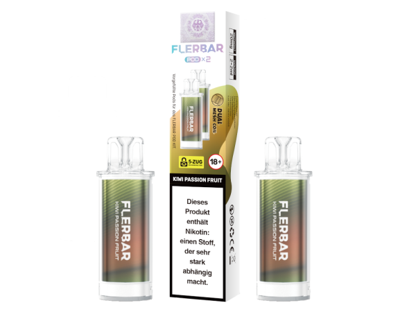 Flerbar - POD Kiwi Passion Fruit 20 mg/ml (2 Stück pro Packung) 10er Packung