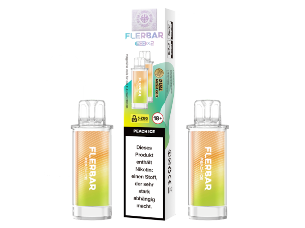 Flerbar - POD Peach lce 20 mg/ml (2 Stück pro Packung) 400er Packung