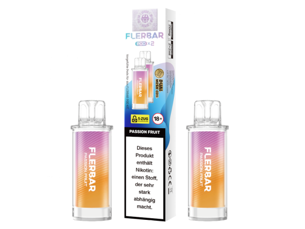 Flerbar - POD Passion Fruit 20 mg/ml (2 Stück pro Packung) 400er Packung