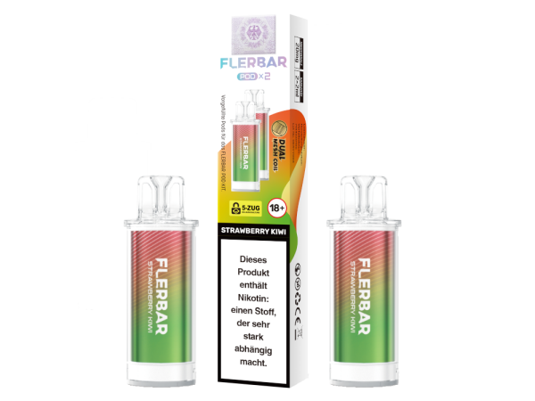 Flerbar - POD Strawberry Kiwi 20 mg/ml (2 Stück pro Packung) 400er Packung