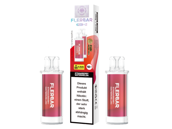 Flerbar - POD Strawberry Watermelon 20 mg/ml (2 Stück pro Packung) 10er Packung