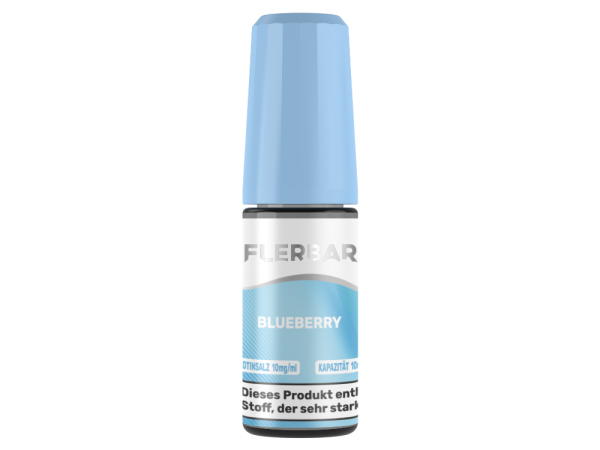 Flerbar Liquid - Blueberry - Nikotinsalz Liquid 10 mg/ml 10er Packung