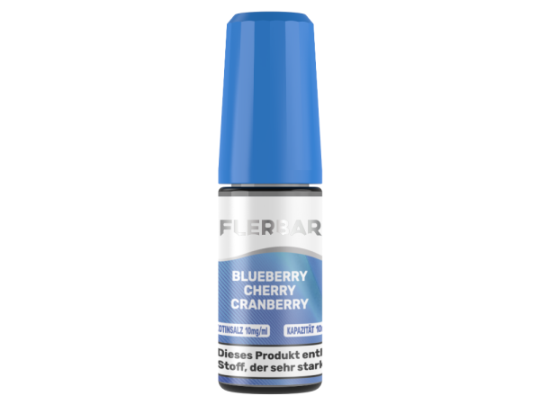 Flerbar Liquid - Blueberry Cherry Cranberry - Nikotinsalz Liquid 10 mg/ml 400er Packung