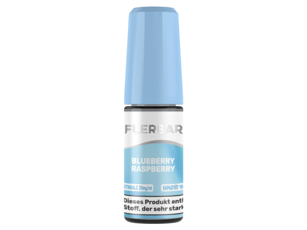 Flerbar Liquid - Blueberry Raspberry - Nikotinsalz Liquid 20 mg/ml 10er Packung
