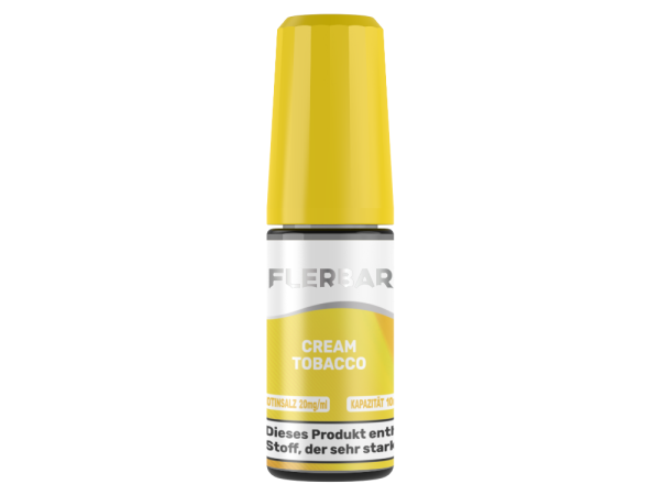 Flerbar Liquid - Cream Tobacco - Nikotinsalz Liquid 20 mg/ml 400er Packung