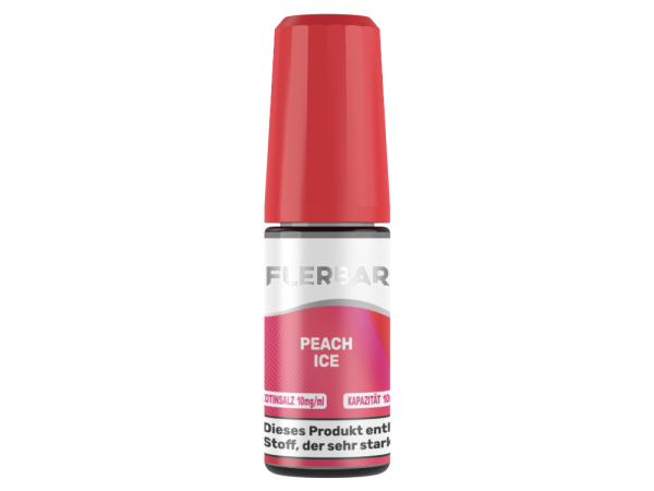 Flerbar Liquid - Peach Ice - Nikotinsalz Liquid 10 mg/ml 10er Packung