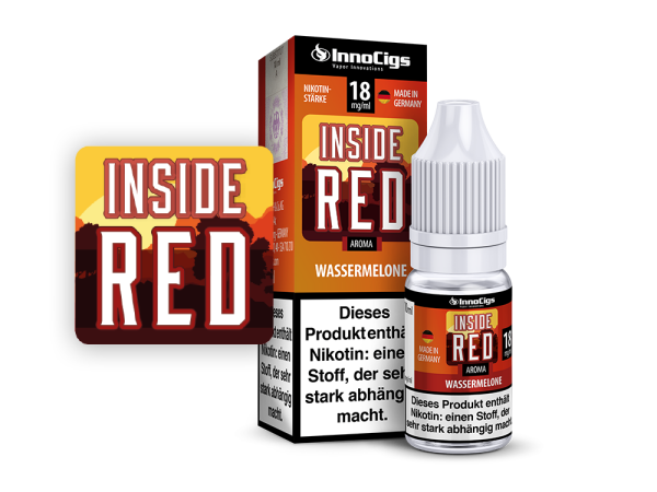 InnoCigs - Inside Red Wassermelonen Aroma 9 mg/ml 10er Packung