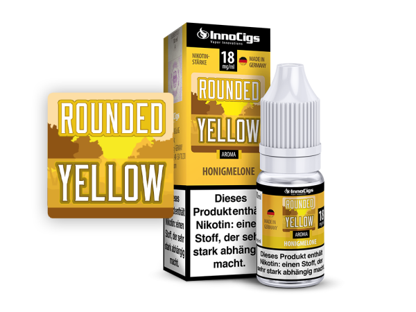 InnoCigs - Rounded Yellow Honigmelonen Aroma 18 mg/ml