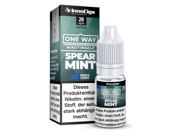 InnoCigs - One Way - Spearmint - Nikotinsalz Liquid 20 mg/ml