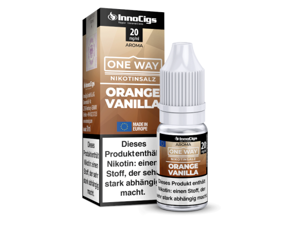InnoCigs - One Way - Orange Vanilla - Nikotinsalz Liquid 20 mg/ml 500er Packung