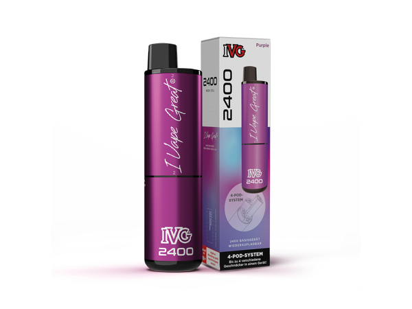 IVG - 2400 Akku 1000 mAh (Basisgerät) lila