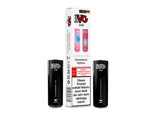 IVG - AIR Pod Strawberry Edition 20 mg/ml (2 Stück pro Packung)