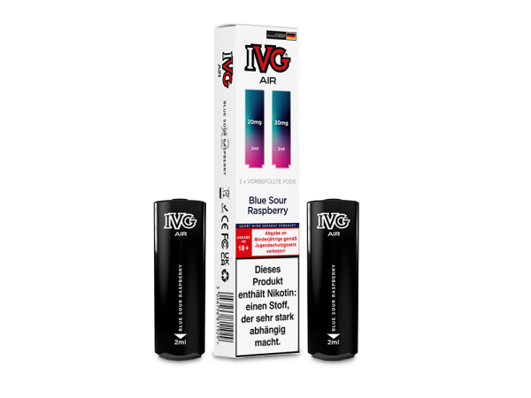 IVG - AIR Pod Blue Sour Raspberry 20 mg/ml (2 Stück pro Packung)