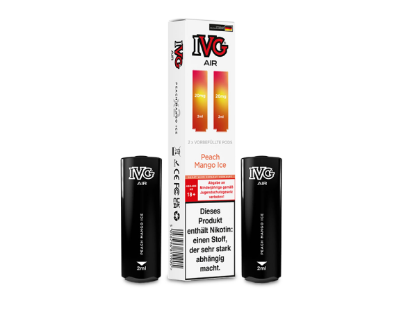 IVG - AIR Pod Peach Mango Ice 20 mg/ml (2 Stück pro Packung)