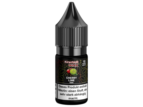 Kirschlolli - Maxx - Cherry Lime - Nikotinsalz Liquid 10 mg/ml