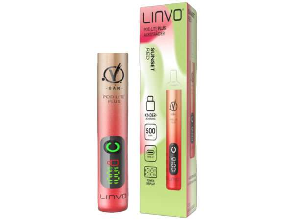 Linvo - Pod Lite Plus Akku 500 mAh rot