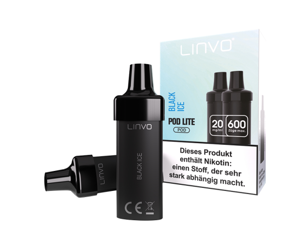 Linvo - Pod Lite Cartridge Black Ice 20 mg/ml (2 Stück pro Packung)