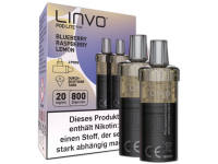 Linvo - Pod Lite Plus Cartridge Blueberry Raspberry Lemon...
