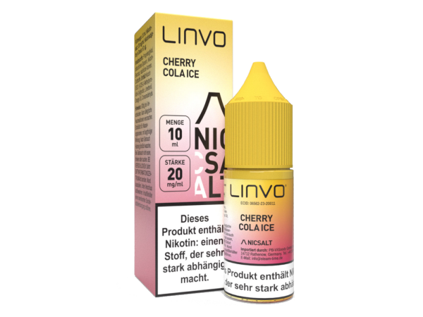 Linvo - Cherry Cola Ice - Nikotinsalz Liquid 20 mg/ml