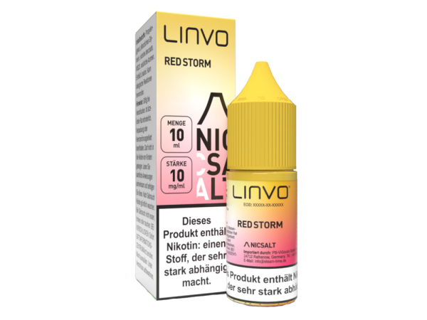 Linvo - Red Storm - Nikotinsalz Liquid 10 mg/ml
