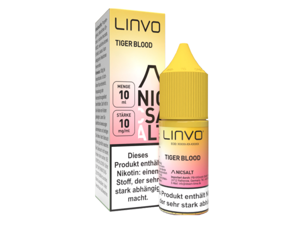Linvo - Tiger Blood - Nikotinsalz Liquid 10 mg/ml