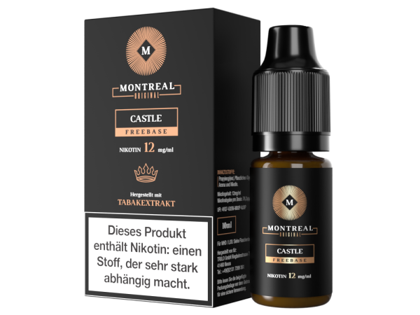 Montreal Original - Castle E-Zigaretten Liquid 12 mg/ml 5er Packung