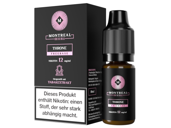 Montreal Original - Throne E-Zigaretten Liquid 12 mg/ml 5er Packung