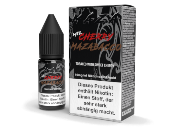 MaZa - MTL Cherry Mazabacco - Nikotinsalz Liquid 10 mg/ml 10er Packung