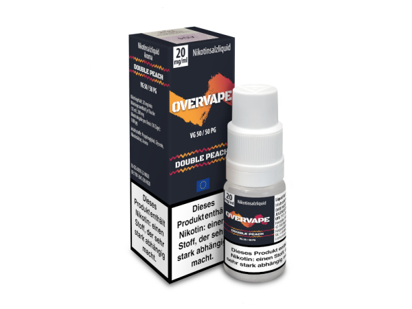 Overvape - Double Peach - Nikotinsalz Liquid 20 mg/ml