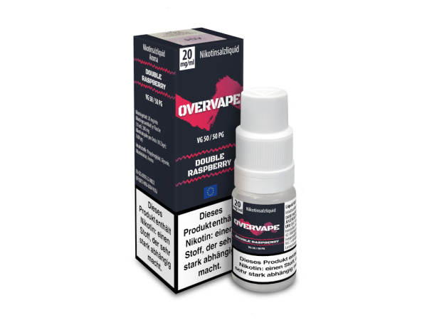 Overvape - Double Raspberry - Nikotinsalz Liquid 20 mg/ml 560er Packung