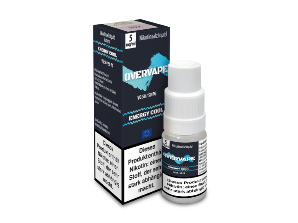 Overvape - Energy Cool - Nikotinsalz Liquid 5 mg/ml 5er Packung