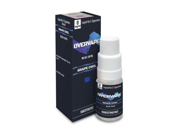 Overvape - Grape Cool - Nikotinsalz Liquid 0 mg/ml