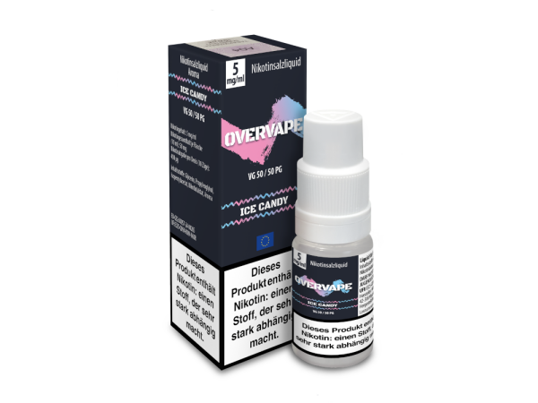 Overvape - Ice Candy - Nikotinsalz Liquid 5 mg/ml 5er Packung