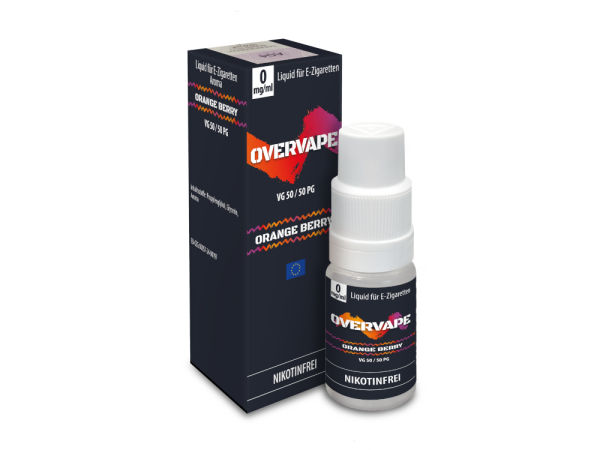 Overvape - Orange Berry - Nikotinsalz Liquid 0 mg/ml 5er Packung