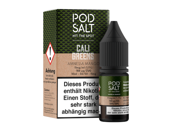 Pod Salt Fusion - Amnesia Mango - Nikotinsalz Liquid 11 mg/ml 100er Packung