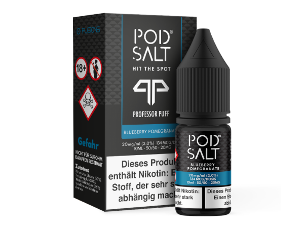 Pod Salt Fusion - Blueberry Pomegranate - Nikotinsalz Liquid 20 mg/ml 5er Packung