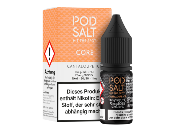 Pod Salt Core - Cantaloupe Ice - Nikotinsalz Liquid 11 mg/ml