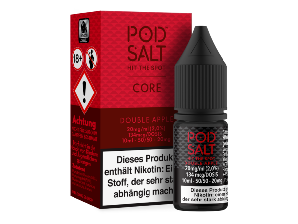 Pod Salt Core - Double Apple - Nikotinsalz Liquid 20 mg/ml 100er Packung