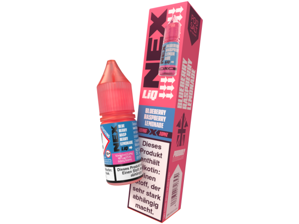 Pod Salt - NexLiq - Blueberry Raspberry Lemonade Nikotinsalz Liquid 10 mg/ml 10er Packung