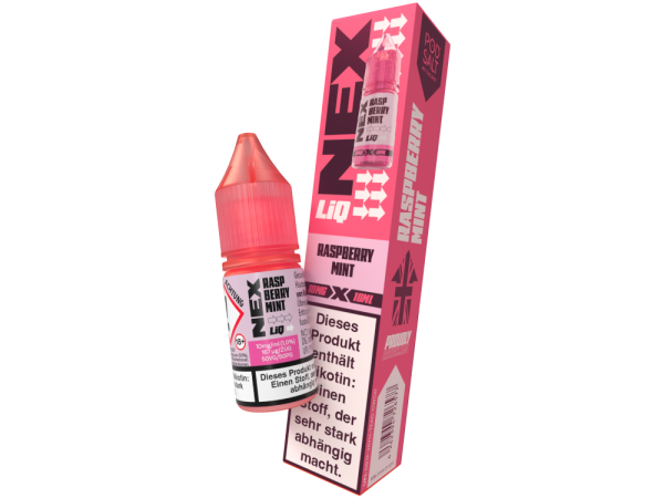 Pod Salt - NexLiq - Raspberry Mint Nikotinsalz Liquid 10 mg/ml 10er Packung