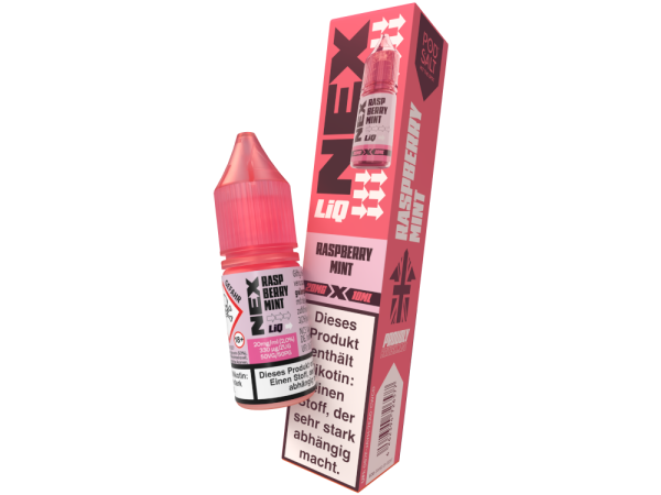 Pod Salt - NexLiq - Raspberry Mint Nikotinsalz Liquid 20 mg/ml 10er Packung