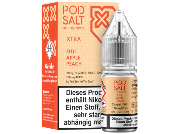Pod Salt X - Fuji Apple Peach - Nikotinsalz Liquid 20 mg/ml