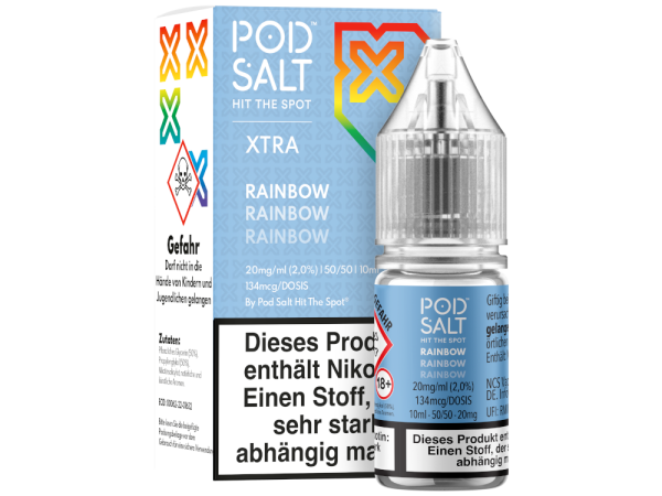 Pod Salt X - Rainbow - Nikotinsalz Liquid 20 mg/ml 100er Packung